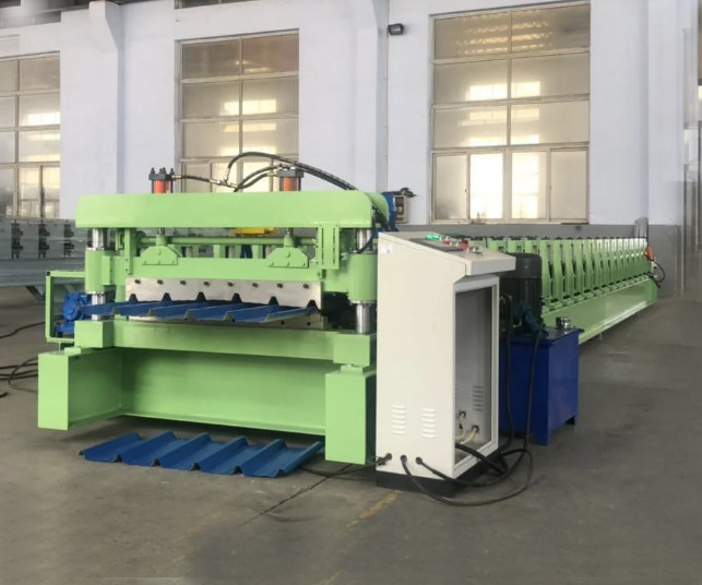 Africa Popular Design Corrugated Trapezoidal Steel Metal Iron Roof Sheets Roll Forming Machine