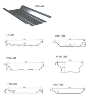 Steel Panel 415V Standing Seam Roll Former Machine Two Ribs And Three Ribs