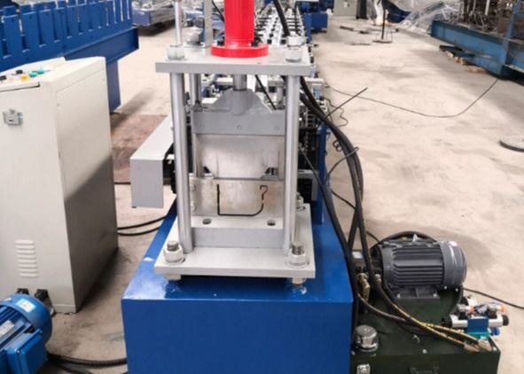 Metal K Type Rain Gutter Roll Forming Machine Long Service Life