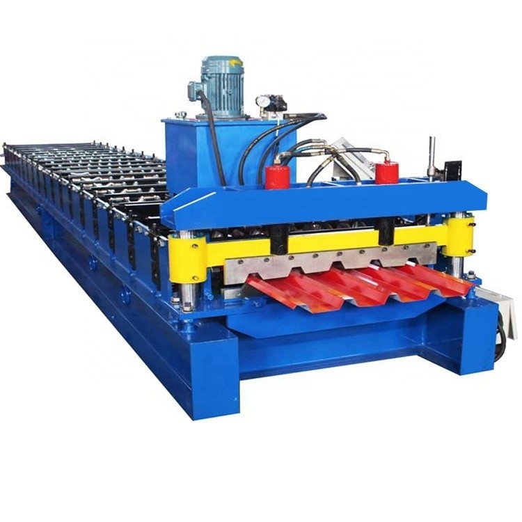 IBR Roofing Tile Roll Forming Machine Fit Width 1000mm GI PPGI Pre Painted Steel Coil