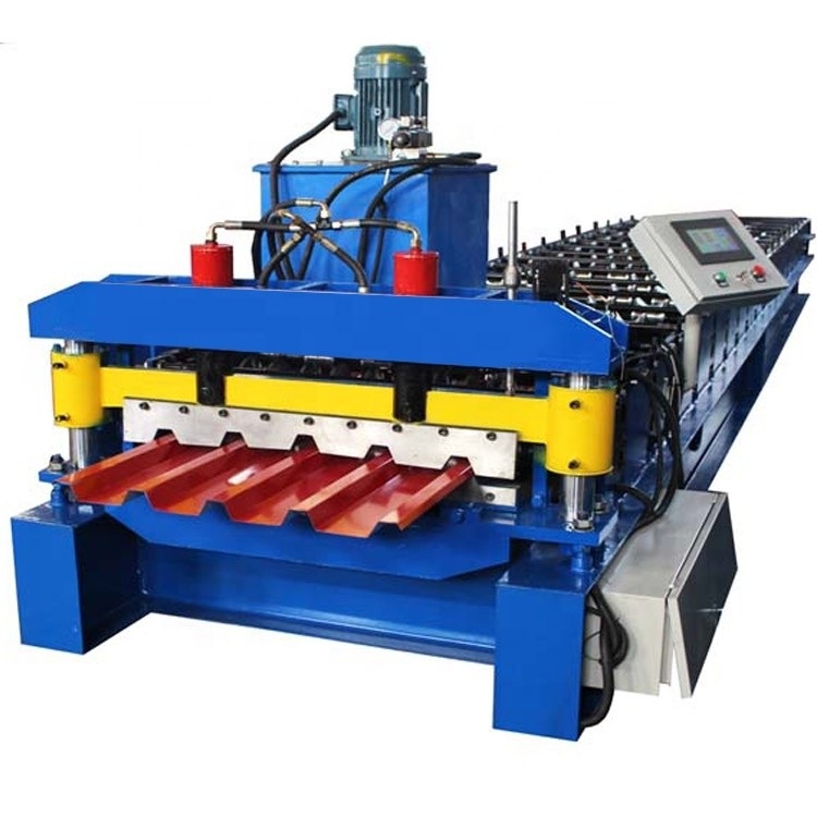 IBR Roofing Tile Roll Forming Machine Fit Width 1000mm GI PPGI Pre Painted Steel Coil