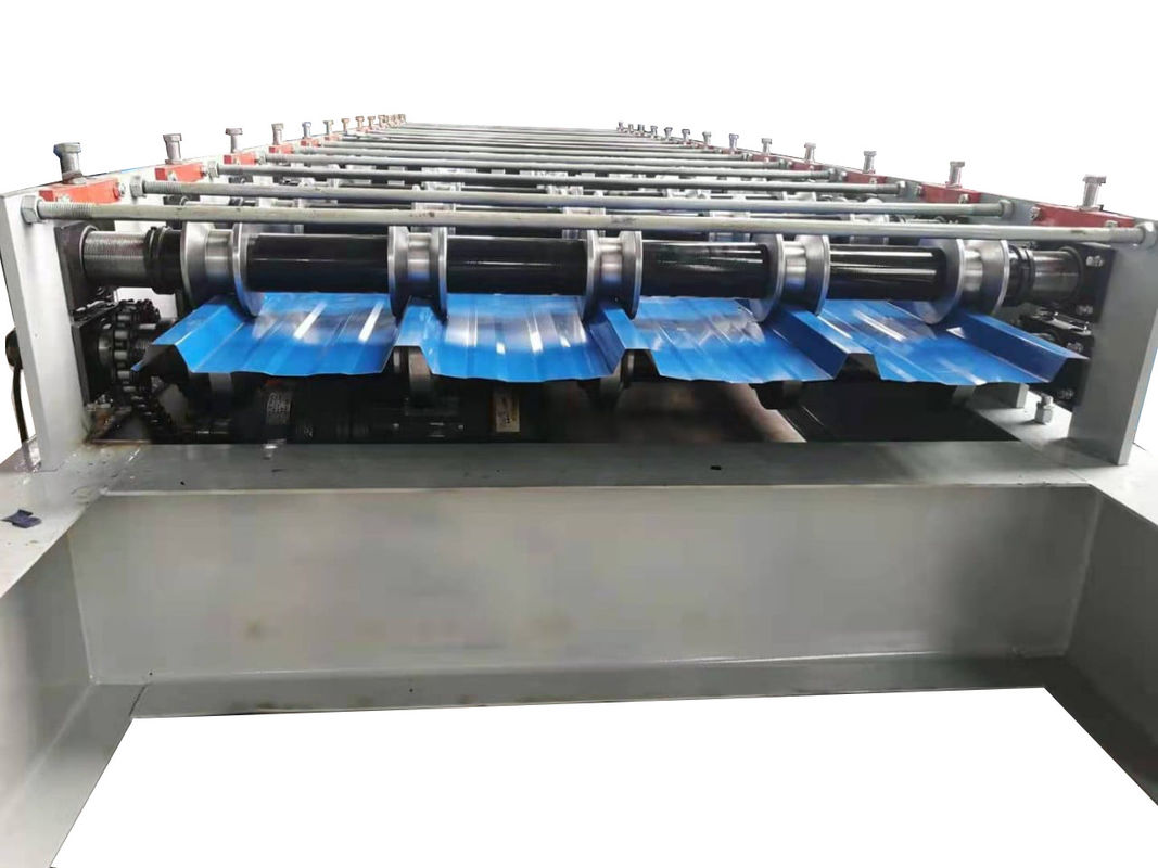 Space Saving Double Layer Roll Forming Machine Rib Type Fatigue Resistant