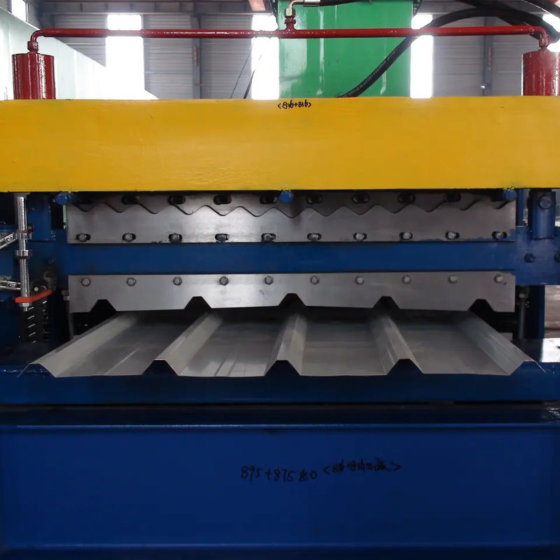 ISO  4kw Double Layer Roll Forming Machine Corrugated Roofing & 5 Rib Roofing