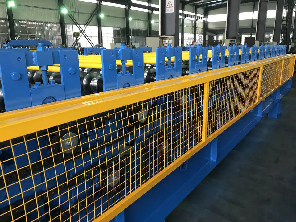 Double Deck Roofing Panel Roll Color Steel Tile Making Machine PLC Control