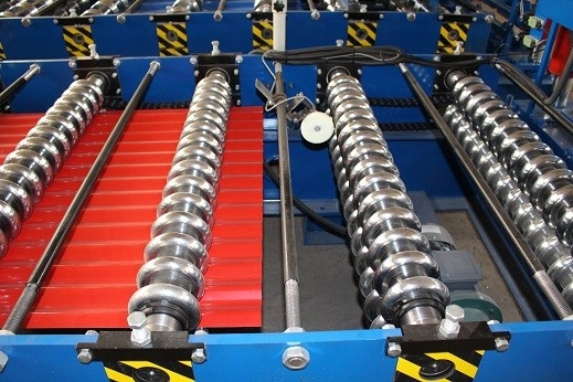Color Steel Corrugated Wave Shape Roofing Steel Sheet Making Machine 8-15m/Min