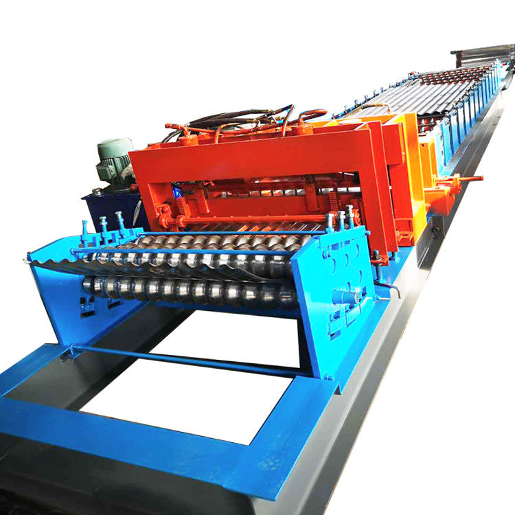 Corrugated Grain Storage Silo Wall Sheet Roll Forming Machine Metal Galvanized Steel