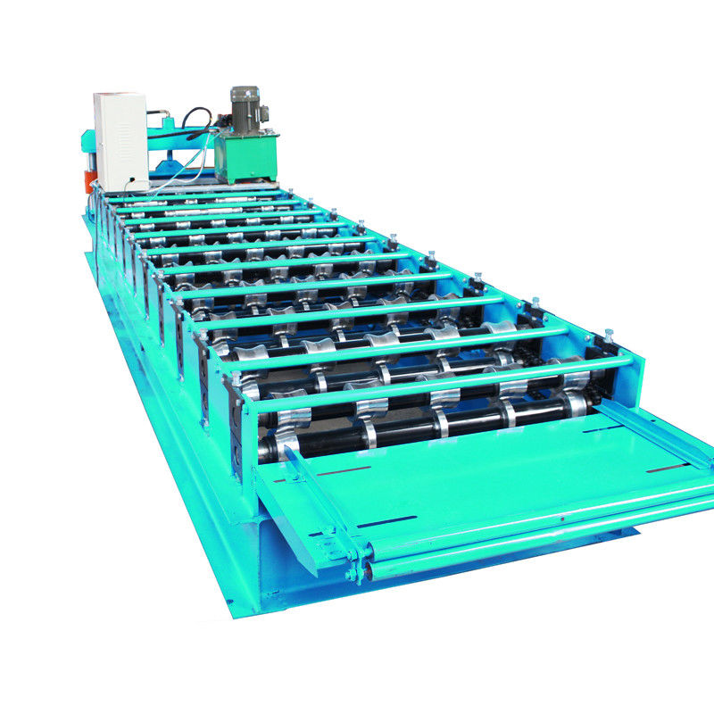 Color Metal Ibr 840 Roof Tile Roll Forming Machine Plc Control System