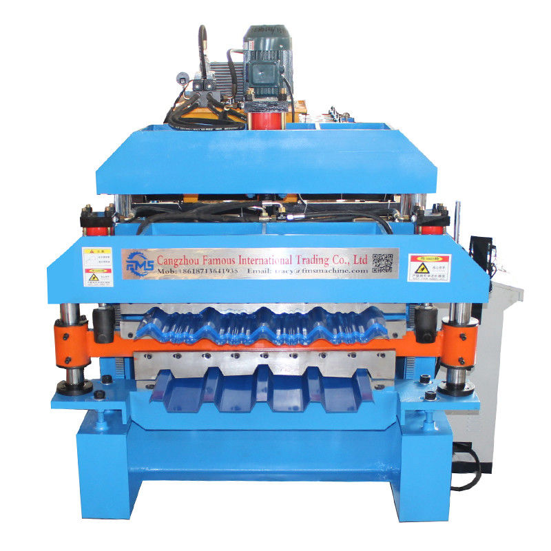2024 New Design Double Layer Roof Roll Forming Machine 840 Trapezoidal And 836