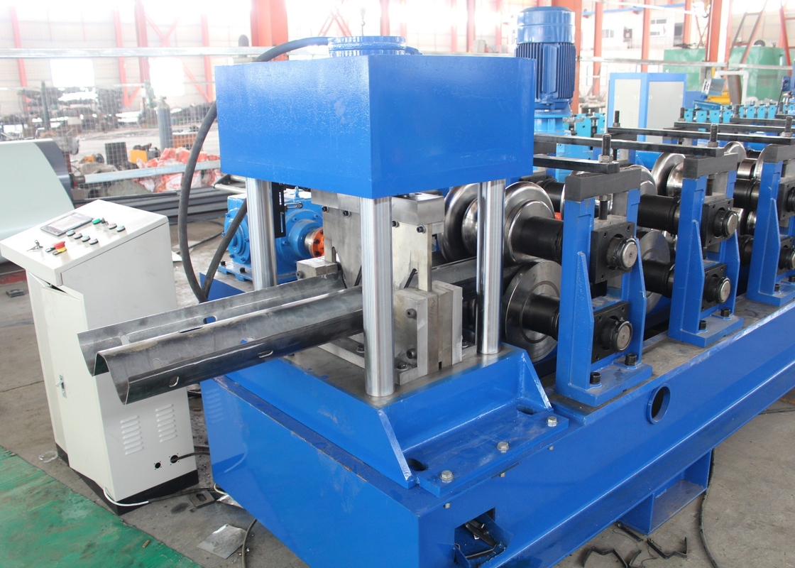 High performance Custom Steel Crash Barrier W Beam 2 Wave Highway Guardrail Roll Forming Machine