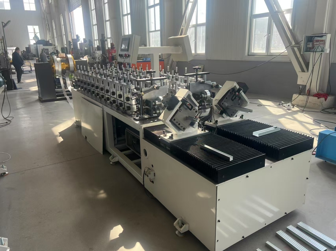 Slotted Channel Double C Type Light Steel Keel Forming Machine Fully Automatic