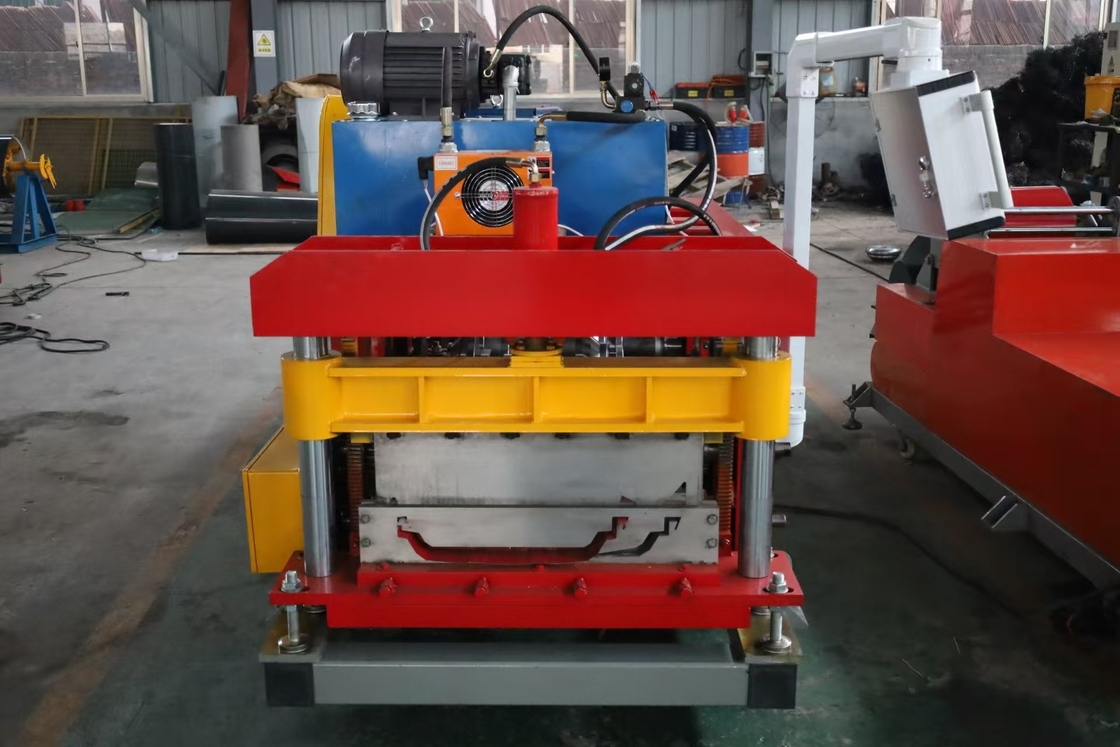 Portable Snap Lock Standing Seam Roll Forming Machine For 0.3-0.8mm Thickness