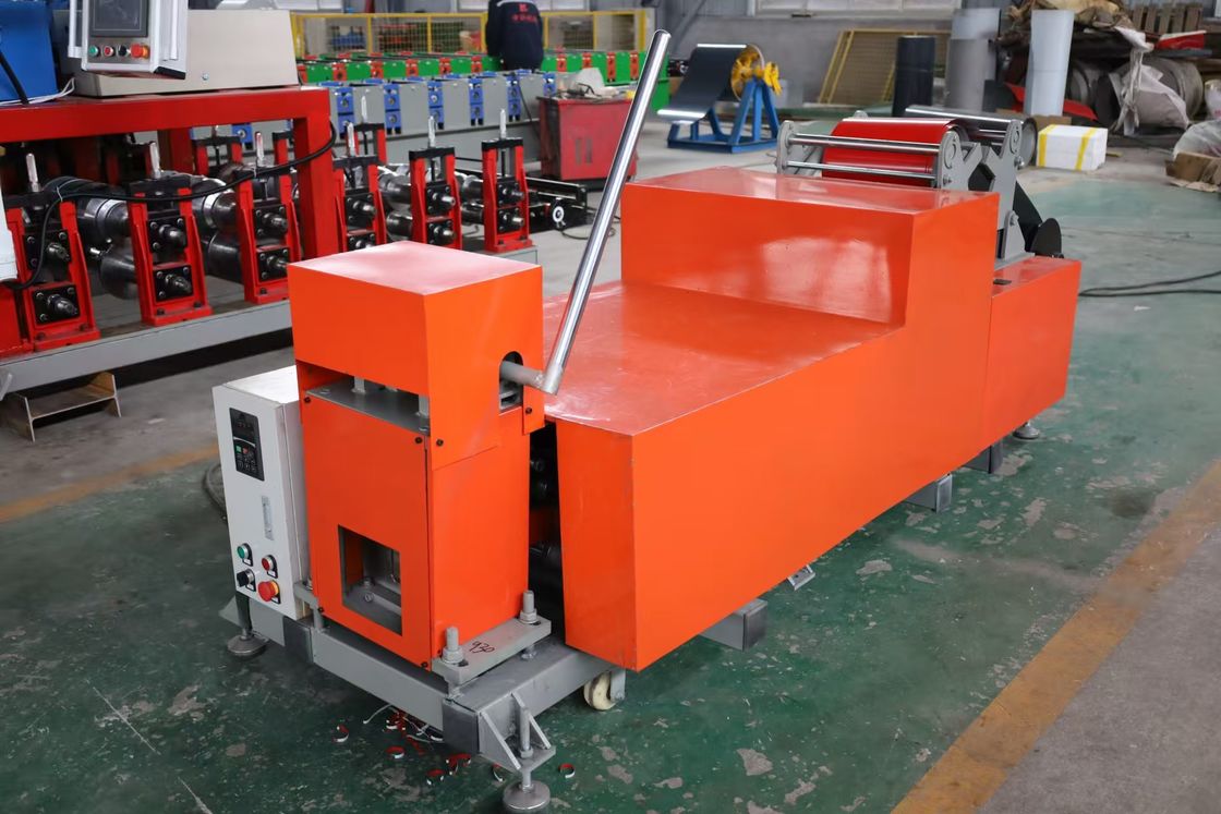 Portable Seamless Water Gutter Roll Forming Machine For Galvanized Steel Sheet