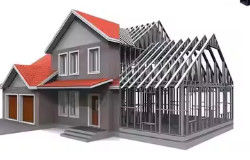 0.8-1.6mm Multiple Sizes C89 C140 C200 Light Steel Framing Machine Light Gauge Roll Forming Machine For Prefab House