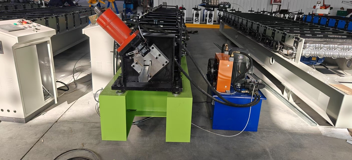 Customized Production Stud And Track C U Roll Forming Machine With Adjustable Cutting Length And PLC Control System