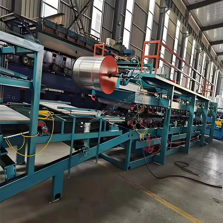 High Precision Sandwich Panel Production LineRock Wool Foam EPS Composite Plate Roof Wall Panel Sandwich Panel Roll Forming Making Machinery