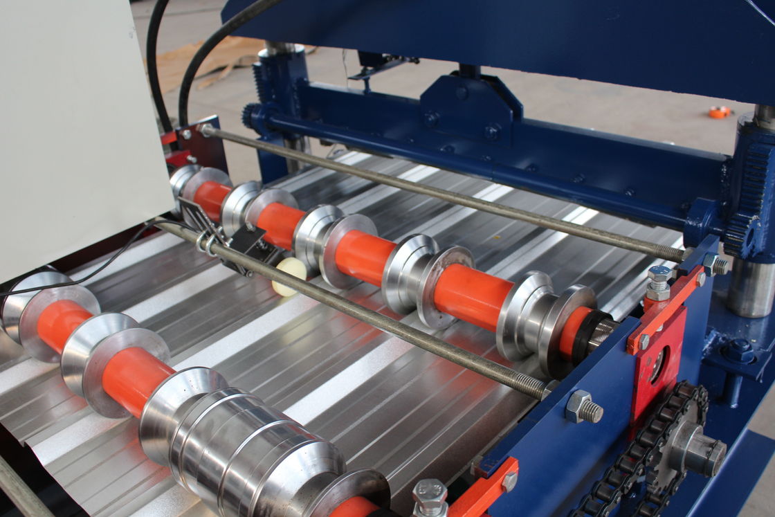 380v 50hz Ribtype Roof Roll Forming Machine 36 Coverage 3/4 High Ribs Easy Operation