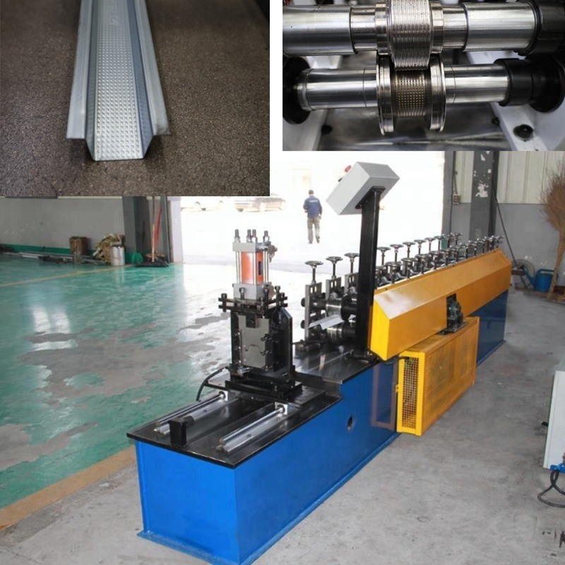 Galvanized Light Steel Frame C Channel Roll Former Omega Furring Purlin Roll Forming Machine