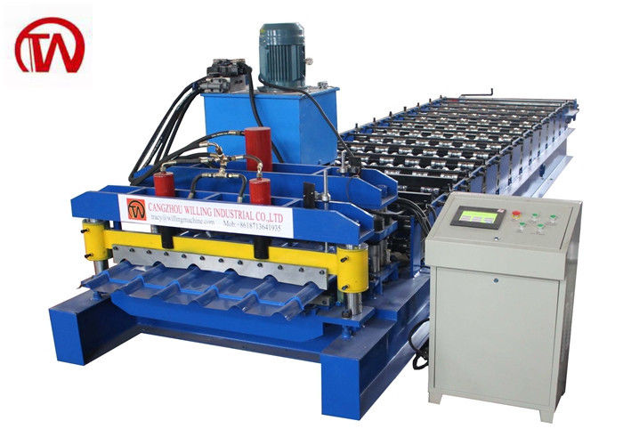 Steel Roof Steel Glazed Tile Roof Tile Roll Forming Machine Antique Color
