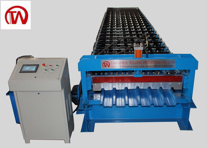 900 Long Span Roof Roll Forming Machine 7 Ribs High Capacity  Energy Saving