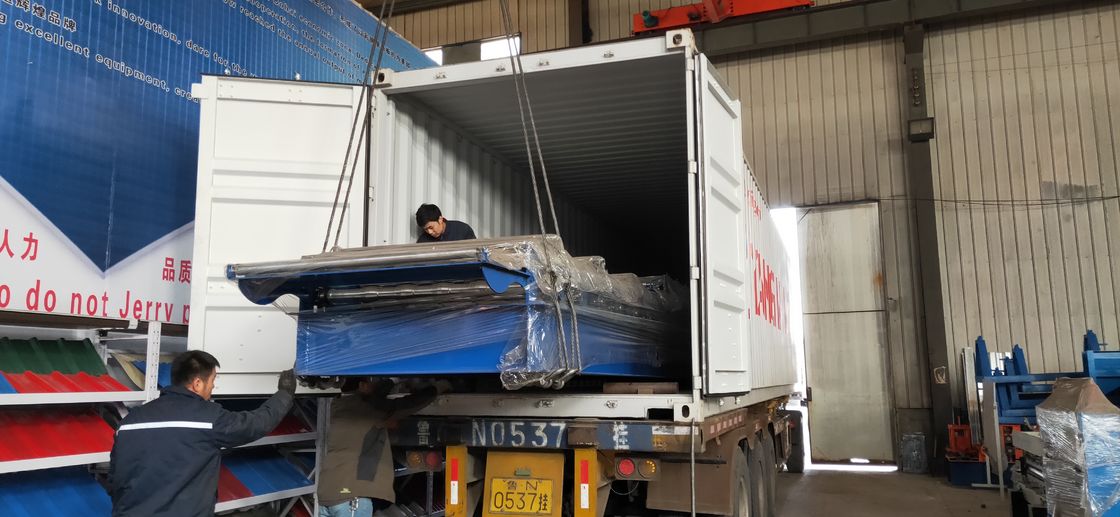 Trapezoid Type 6 Rib Roof Tile Roll Forming Machine 3 Phase