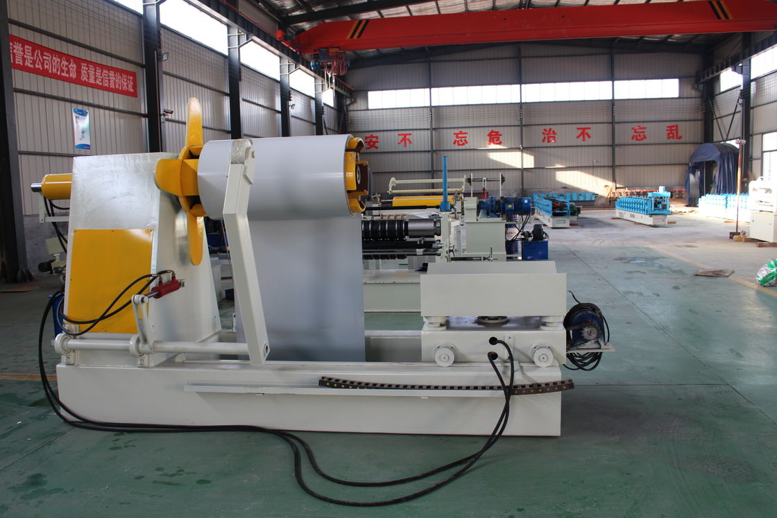 Simple Cut To Length And Slitting Line Low Speed Metal Roofing Roll Former