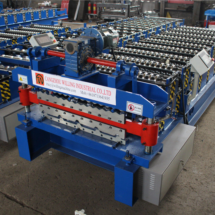 Electric Shearing Ppgl Double Layer Forming Machine Trapezoid And Corrugated