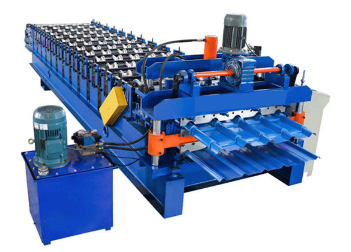 Corrugated Ibr 1220mm Double Layer Roofing Sheet Roll Forming Machine