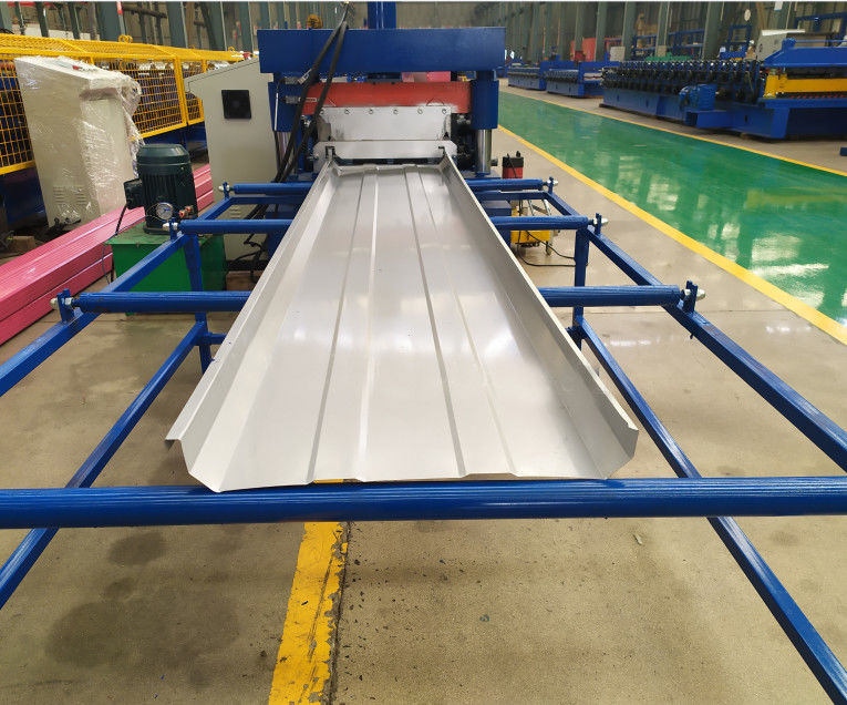 Self Lock Standing Seam Roll Forming Machine For Color Steel Roofing Sheet
