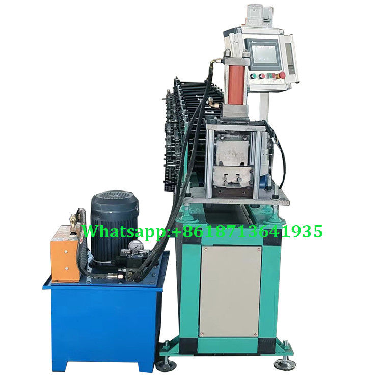 Guide Rail Roller Shutter Door Track Roll Forming Machine 0.8-1.0 Mm Automatic