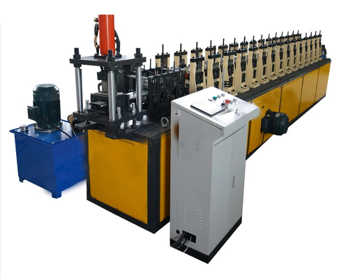 Ondulado Shutter Door Roll Forming Machine For Zinc Aluminium 0.12-0.4mm Thickness