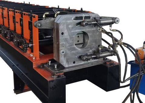 Square Downpipe Roll Forming Machine Hydraulic Cutting