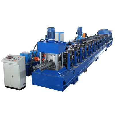 New Style GI Highway Guardrail Roll Forming Machine With Hydraulic Decoiler