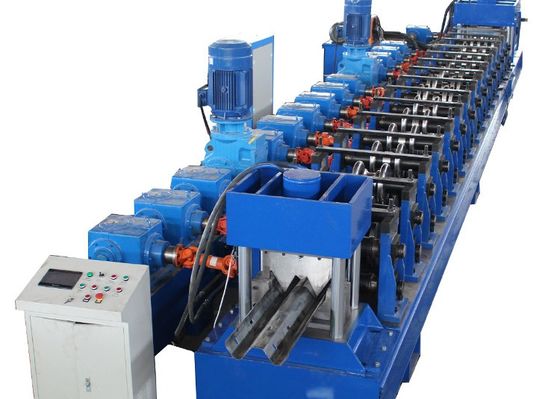 Precise Highway Guardrail Roll Forming Machine with 2*22KW Main Machine Power