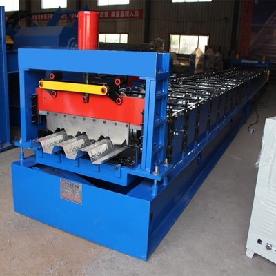 18-26 Roller Stations Floor Deck Machine For Metal Roof Decking