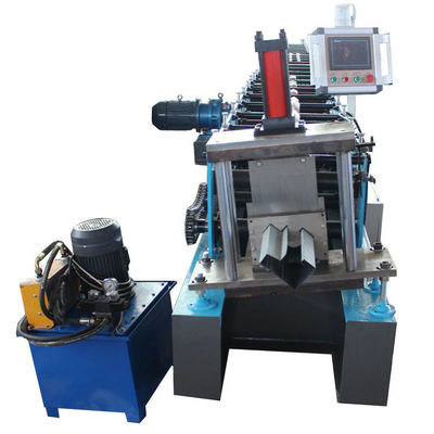 PLC Controlled Roof Gutter Machine Rain Collecting Gutter Making Machine For Customizable