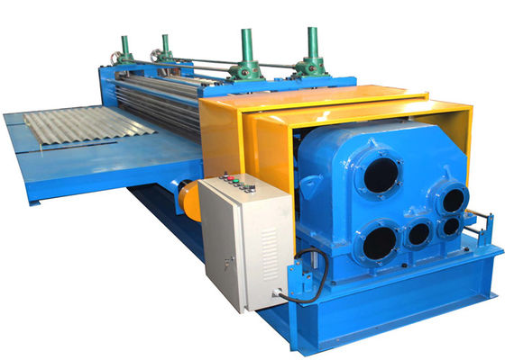 Ondulado Shutter Door Roll Forming Machine For Zinc Aluminium 0.12-0.4MM Thickness