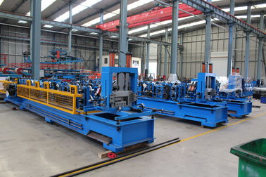 Base Angle CZ Purlin Roll Forming Machine High Efficiency 10- 20 M / Min