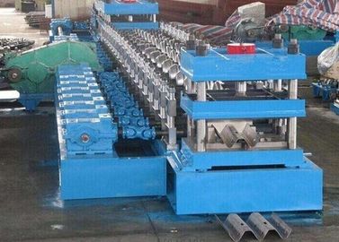 Durable Crash Barrier Roll Forming Machine 3 Waves Highway Guardrail Making Machine