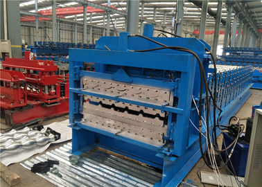 Energy Saving Glazed Tile Roll Forming Machine 5 KW Low Power Consumption