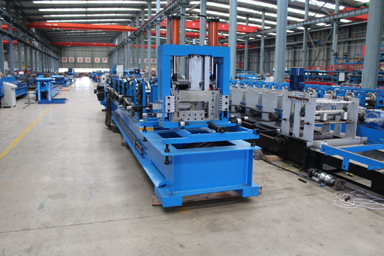Steel Frame C Z Purlin Making Machines For 1.5-3.0mm Thickness At 10-22m/min Forming Speed