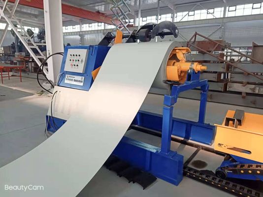 PPGI Heavy Duty Decoiler Steel Coil Slitting Line Machines